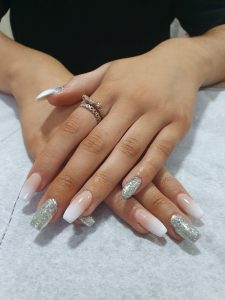 french ombre nails at heaven therapy beauty salon north shields